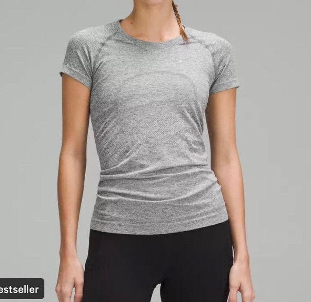 Lululemon swiftly short sleeve grey top