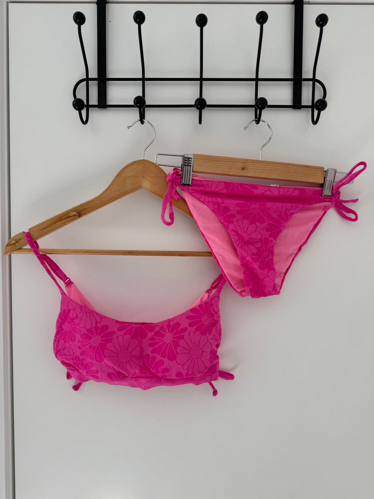 Pink Floral Bikini Set
