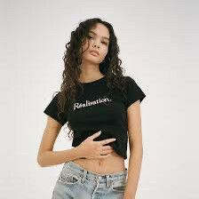 Realisation Par black baby tee