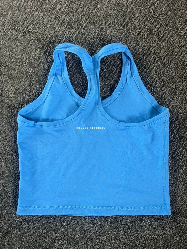 muscle republic cropped tank