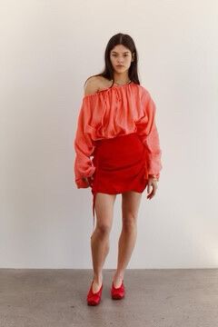 Puff Tencel Skirt