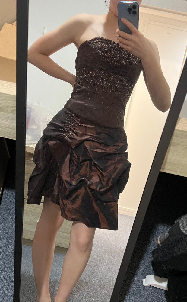 Strapless Prom Dress