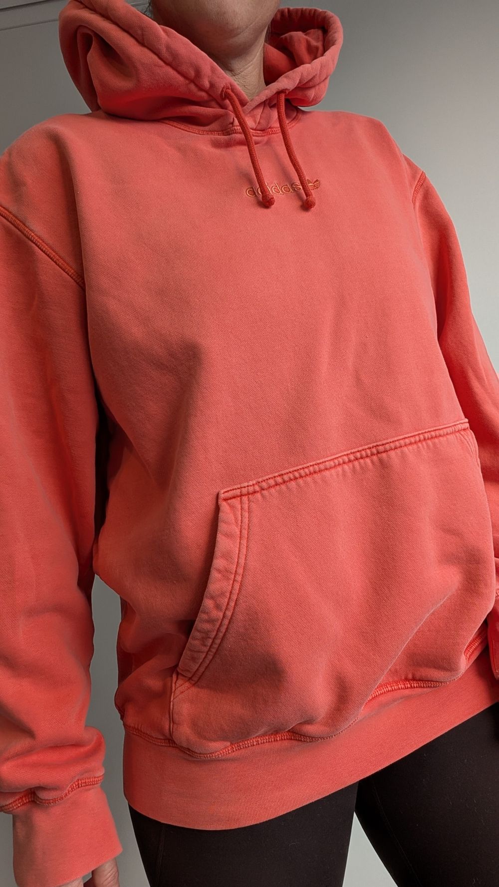 Adidas coral hoody