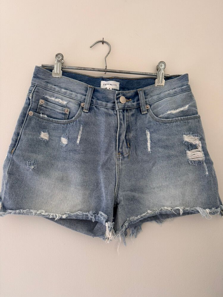 Superette Blue Denim Shorts