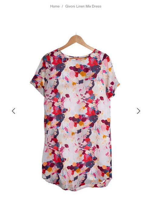 Linen Dress, beautiful fabric and design, AU made