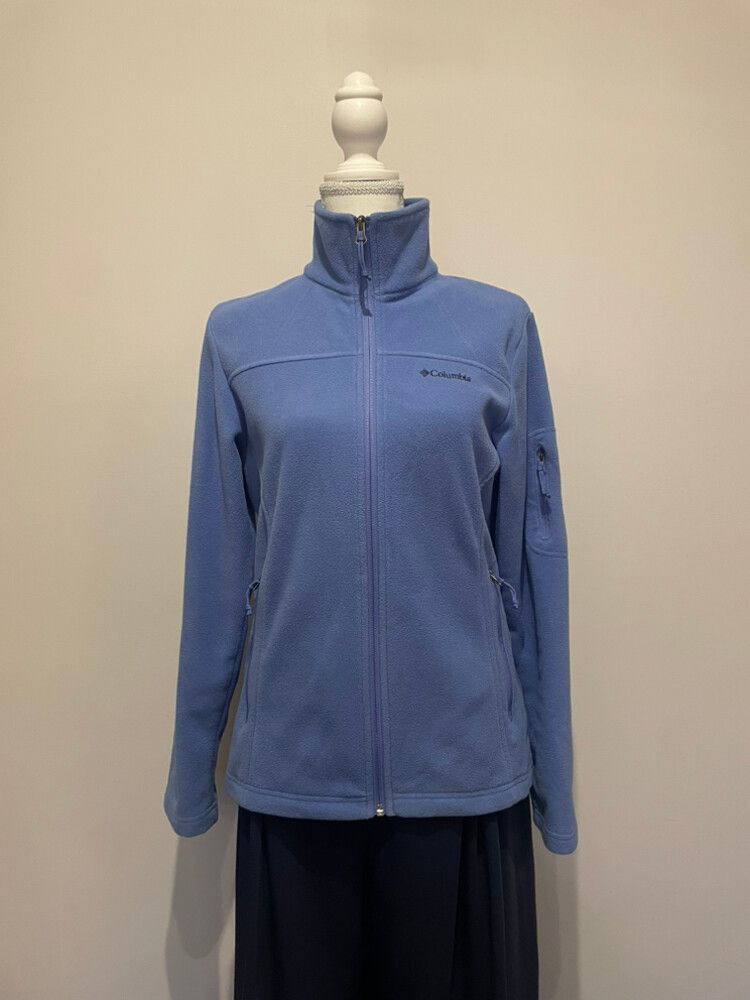 Columbia Women's Full-Zip Fleece Jacket - Size S - Periwinkle Blue