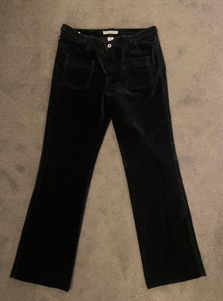Polo Jeans Company Black Velvet Pants