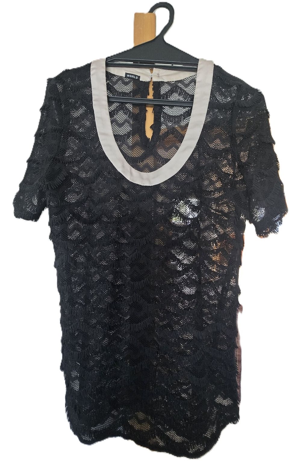 World Black & Pink top