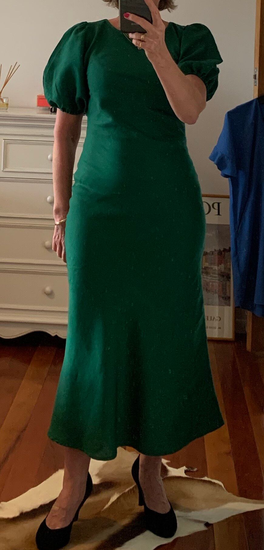 slim fit dress slacks Emerald Green Strapless Puffy Midi Tulle Dress main image 0