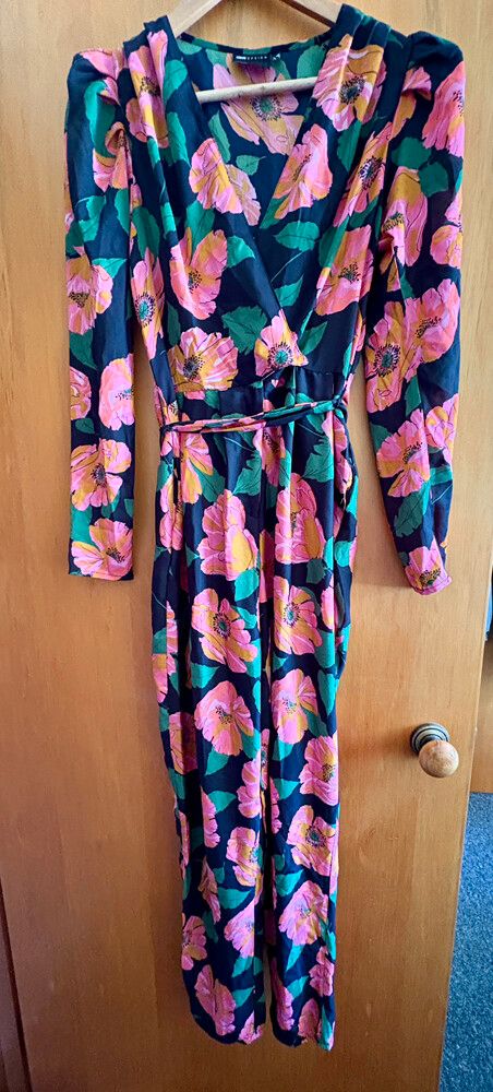 Asos Design Floral Jumpsuit