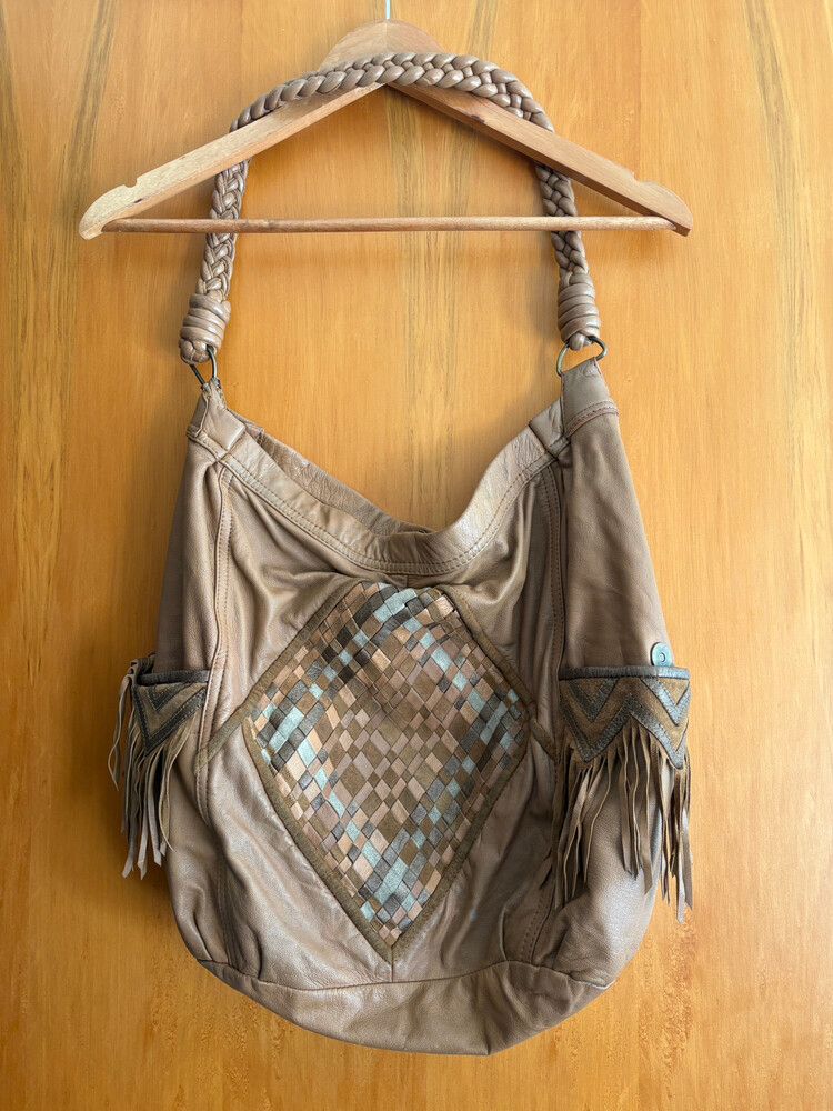 Goddess Of Babylon Boho Fringe Shoulder Handbag