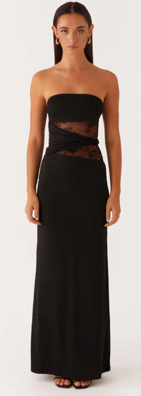 Peppermayo Black Maxi Dress