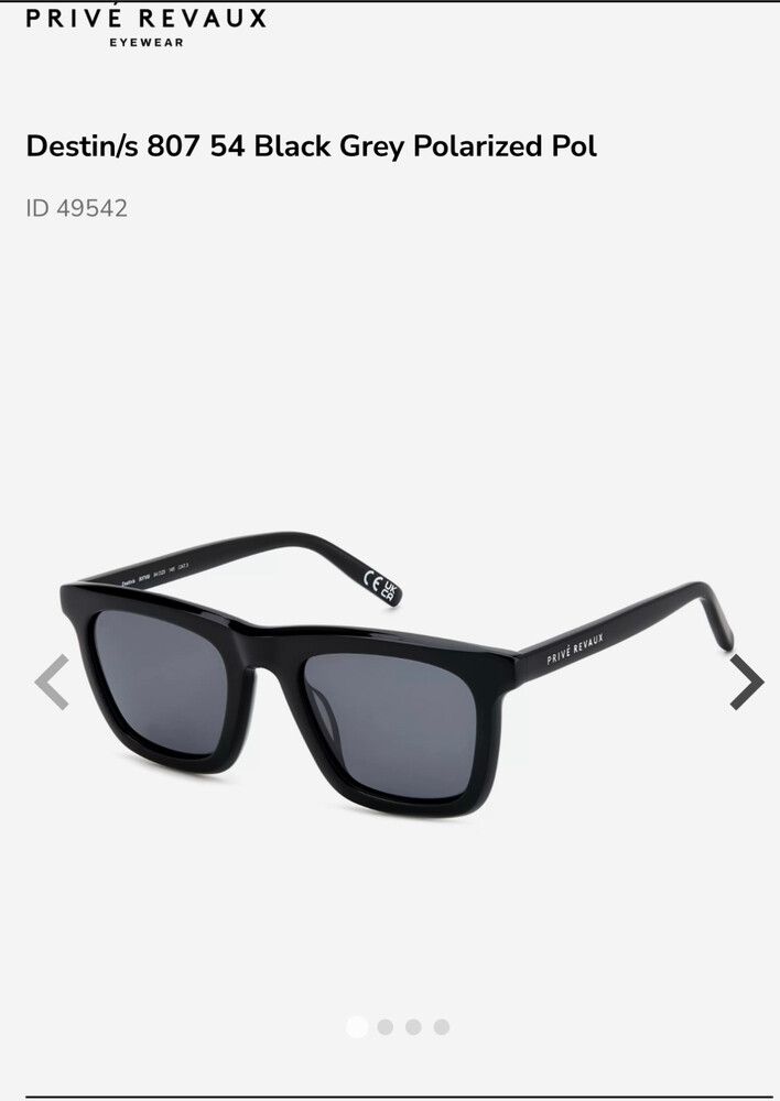 Prive Revaux Black Grey Sunglasses