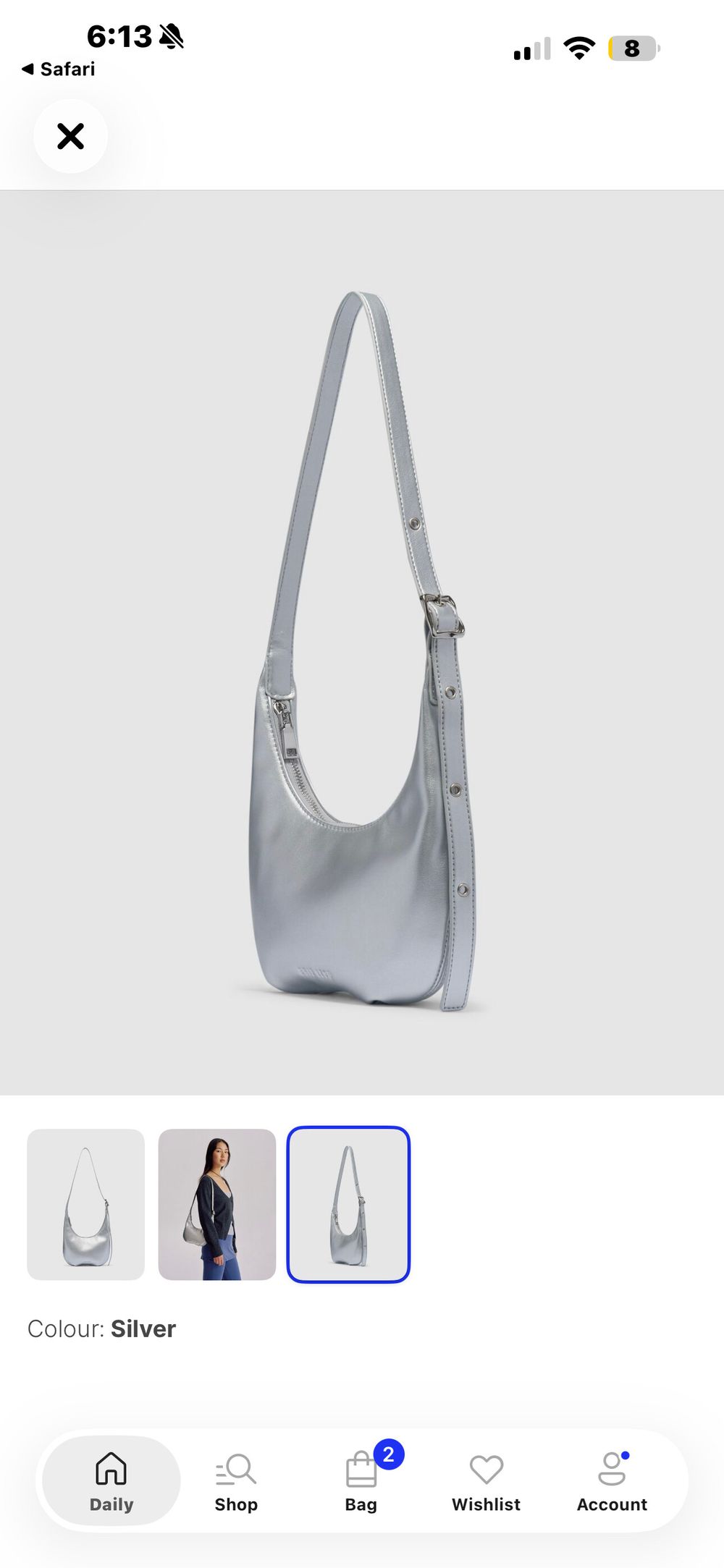 Brie Leon everyday croissant bag