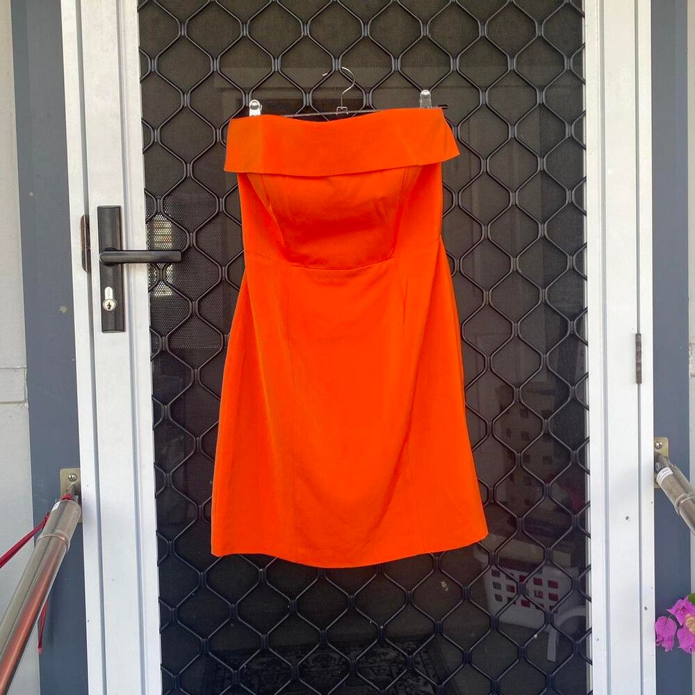 Meshki Orange Mini Dress