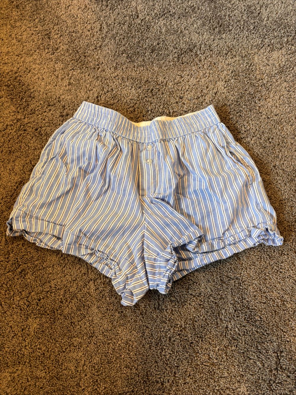 Cotton On Blue Striped Shorts