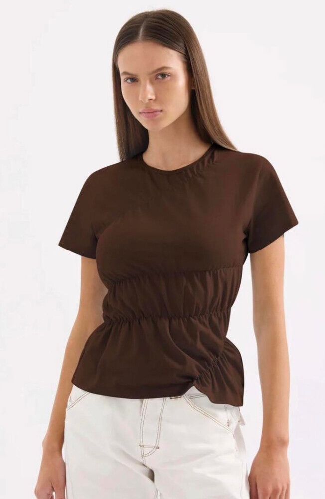 Scarlett and Sam scrunched tee