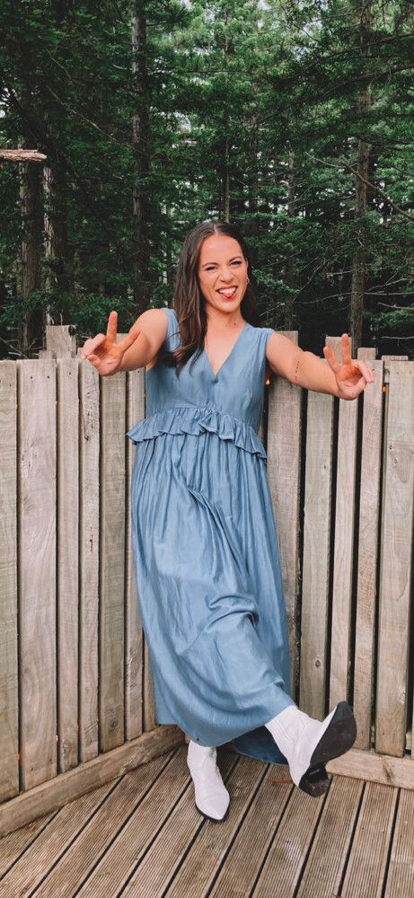 Karen Walker - Karen Walker - Steel blue - Dress on Designer Wardrobe