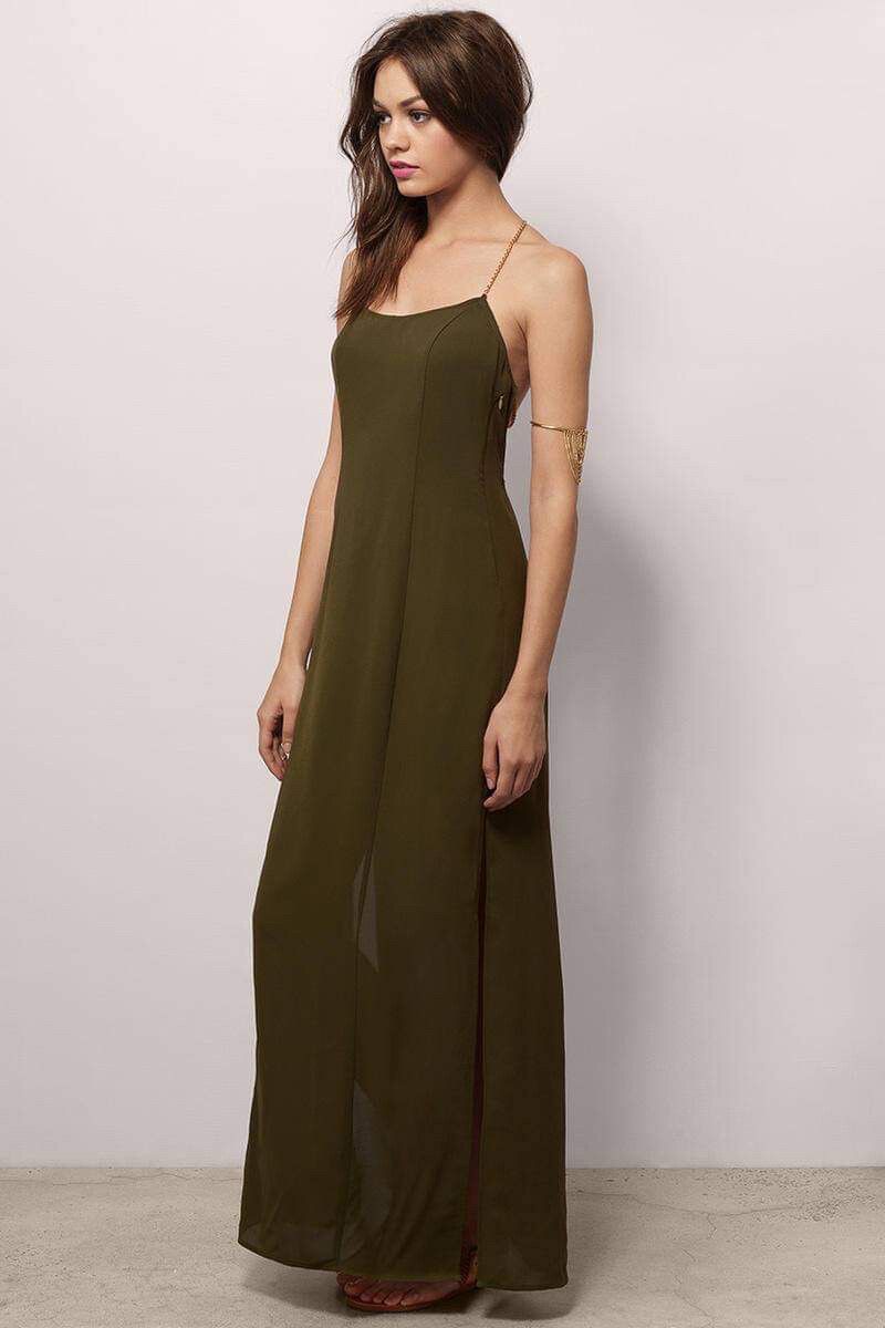 strapless open back dress Tobi Lace-Up Bodycon Sequin Party Dress main image 0