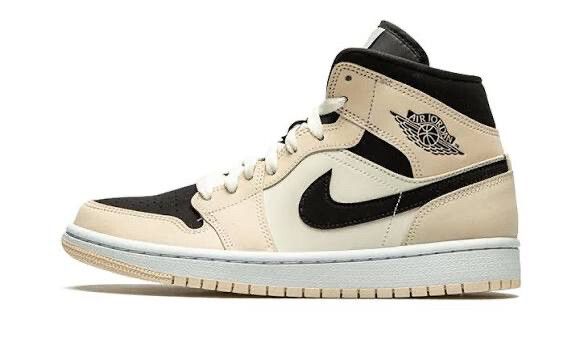 Air Jordan 1 Mid 'Barely Orange Jordan 1 high top
