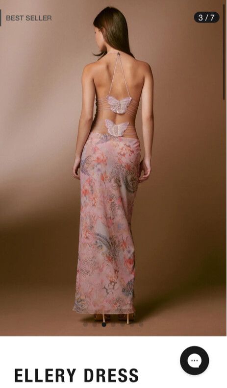i am gia pink butterfly dress I AM GIA Ellery Dress Pink Butterfly S by I AM GIA