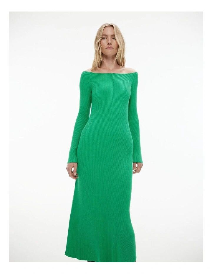 Witchery Green Knit Dress