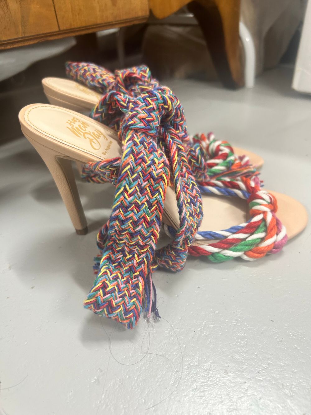 Hey MonDay Multicolour Braided Heeled Sandals