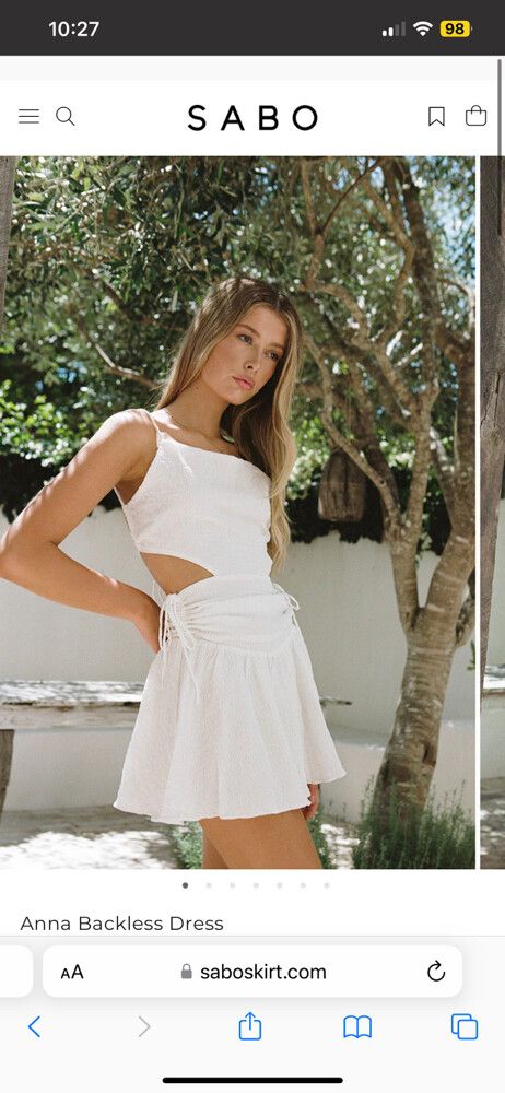saboskirt - Anna Backless Dress on Designer Wardrobe