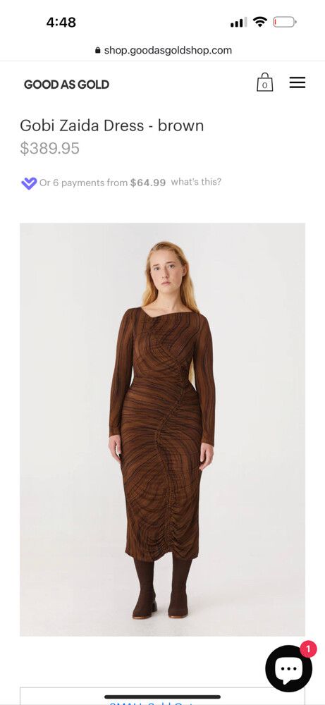 paloma wool dress brown no 2133 / Mini Yausi