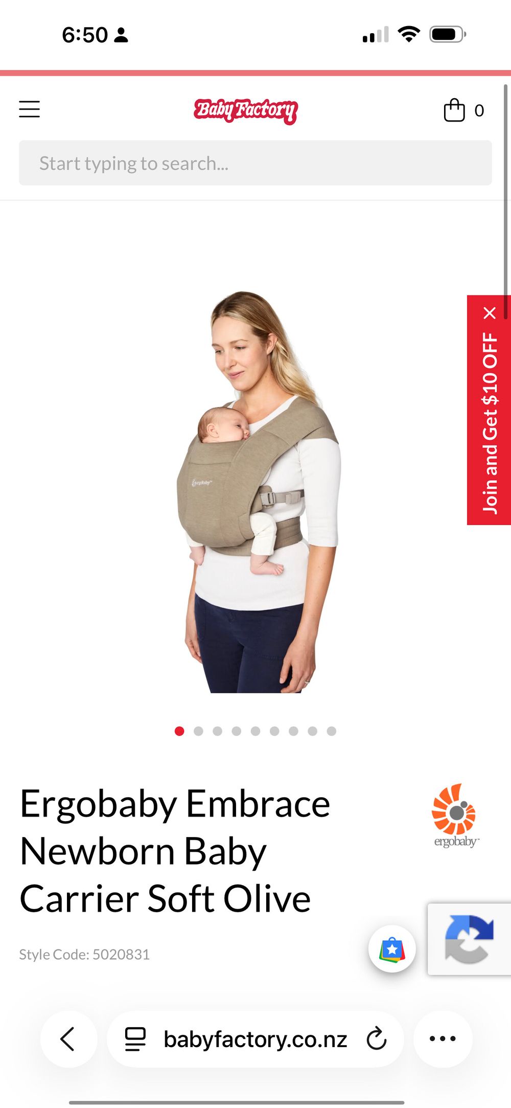 ergobaby embrace