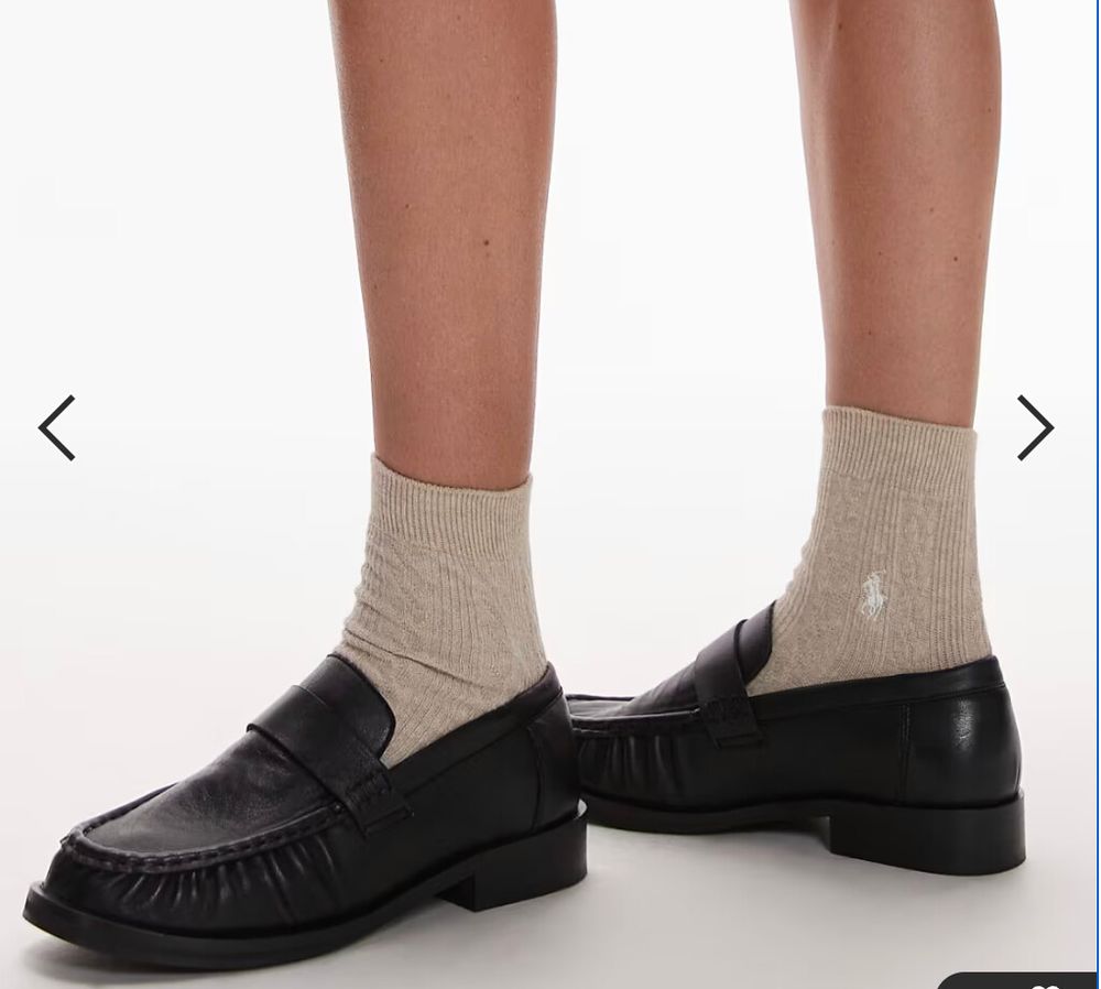 Black Leather Loafers