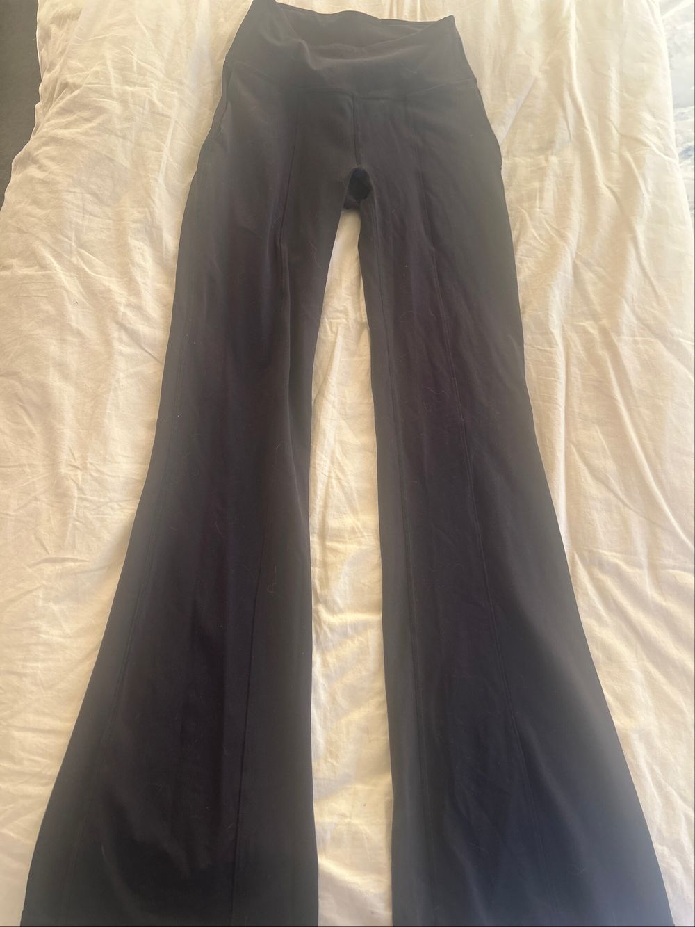 black Lululemon flare