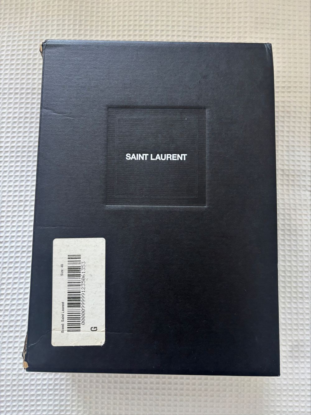 Saint Laurent White Court Classic Sneakers