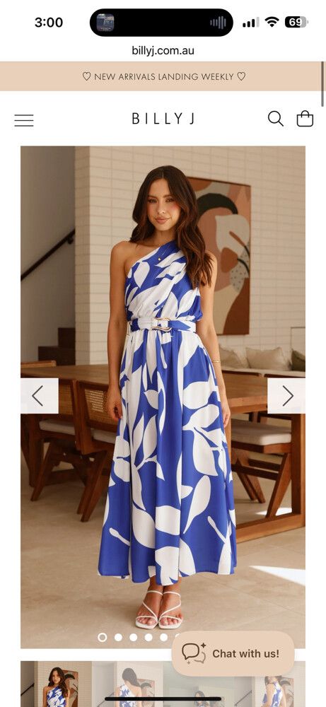 billy j rue maxi dress Billy J Boutique