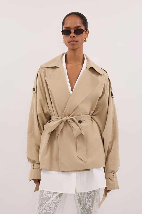 Dissh NINA STONE LIGHTWEIGHT MINI TRENCH