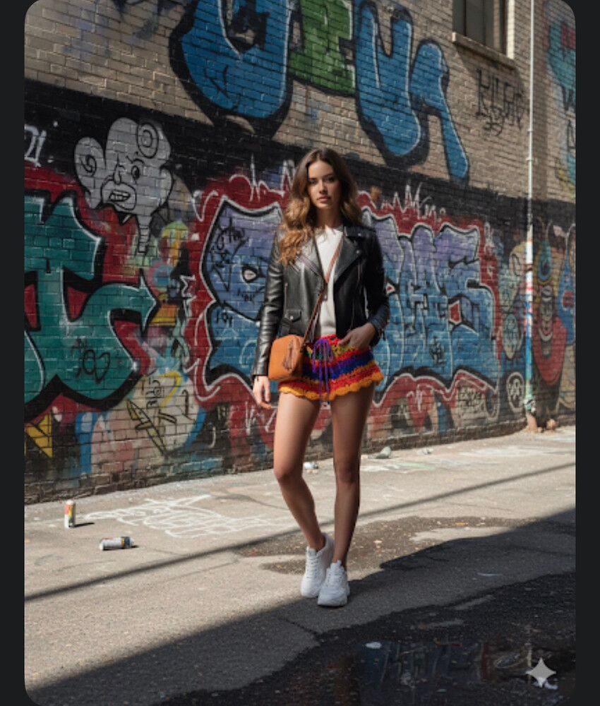 Handmade Flare  Shorts in rainbow 🌈 colours 🦄