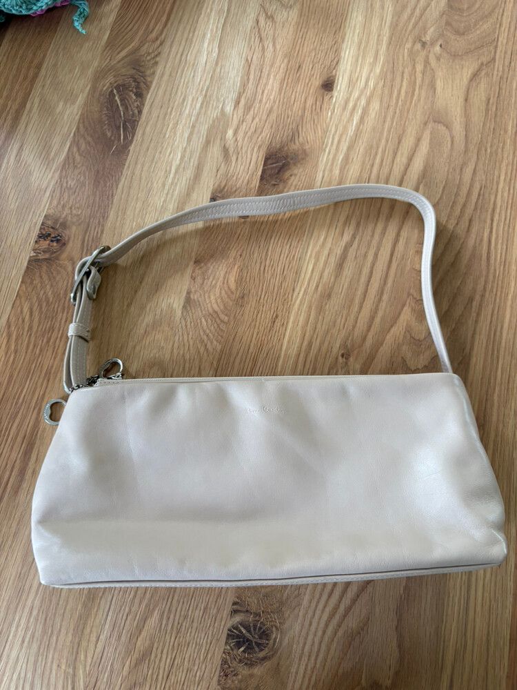 Vintage Y2K Pierre Cardin Beige Shoulder Bag