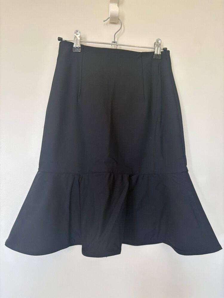 Kookai black Flared Midi Skirt