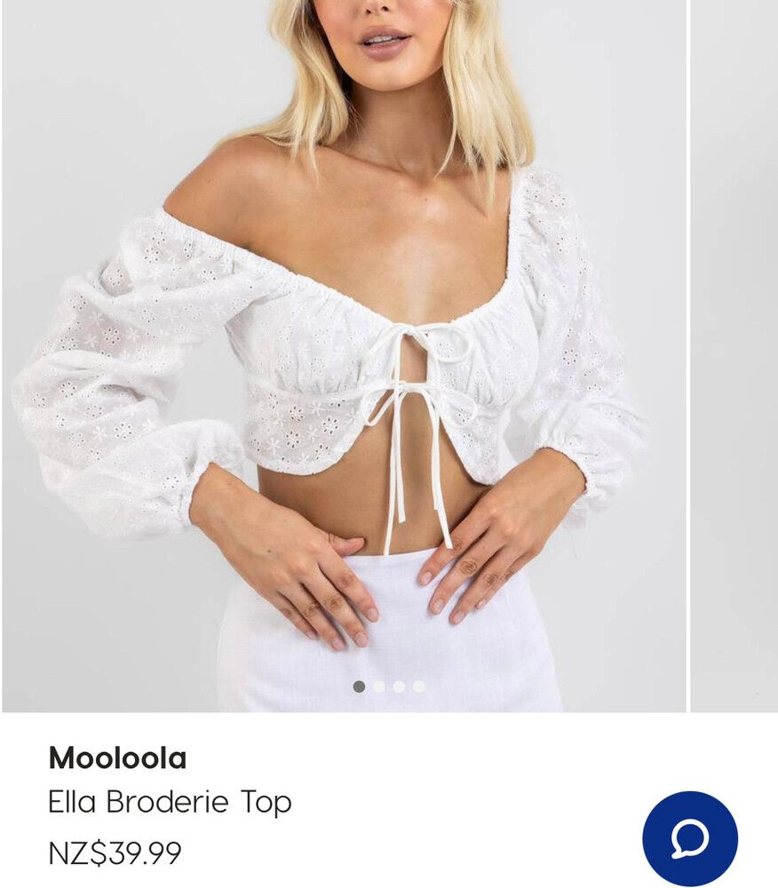 cute white flowy tops