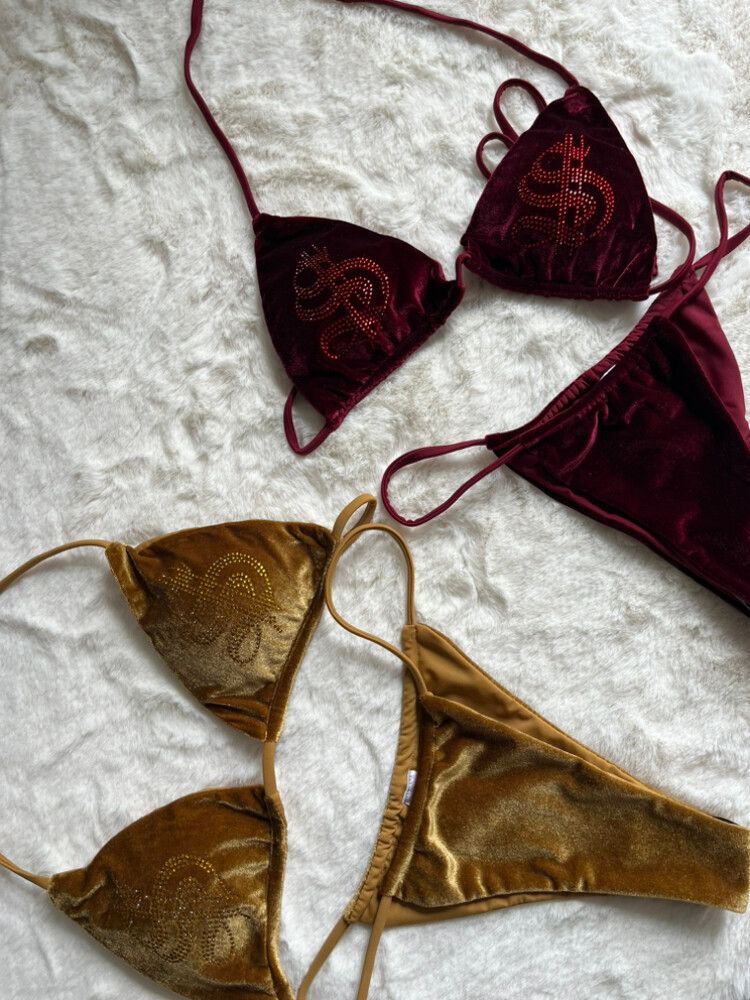 Velvet Bikini Set