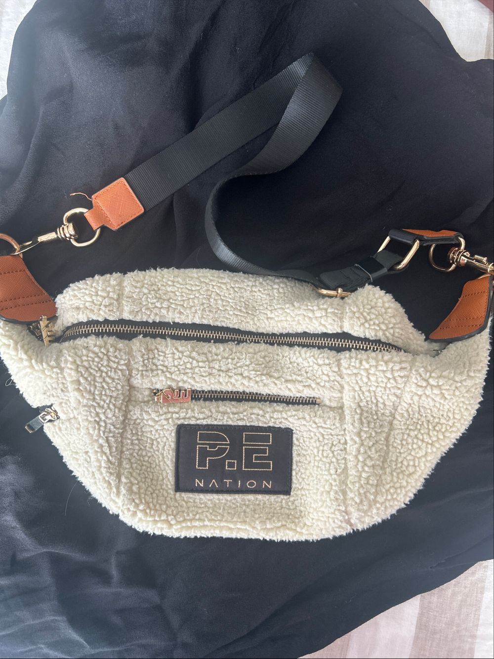 PE Nation Cream Sherpa Bag