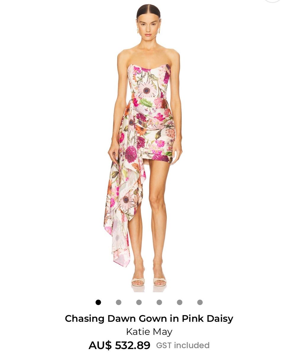 Katie May Chasing Dawn Gown Pink Daisy