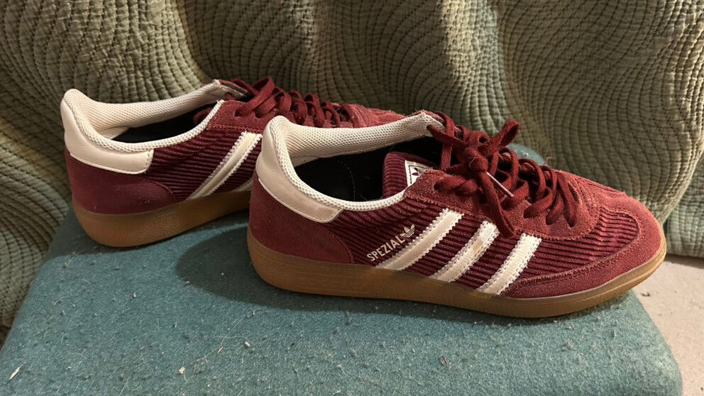 Adidas Burgundy Sneakers