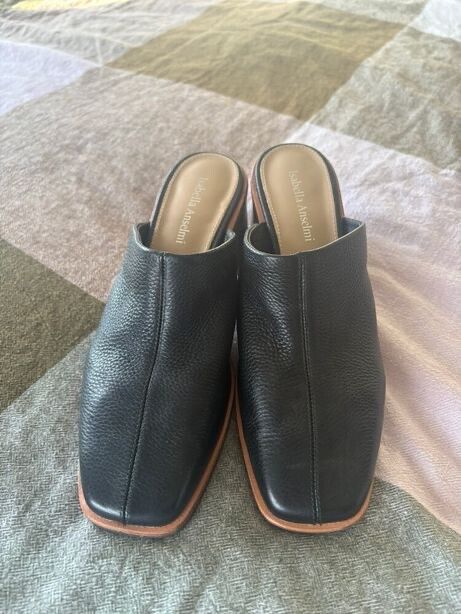 Isabella Anselmi Black Mules