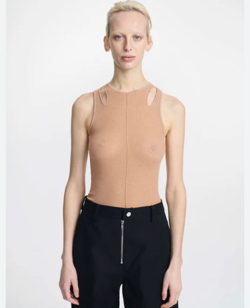 Dion Lee - MERINO POINTELLE RIB TANK