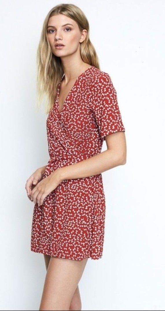 PIN UP BOW RED - LUNA DRESS