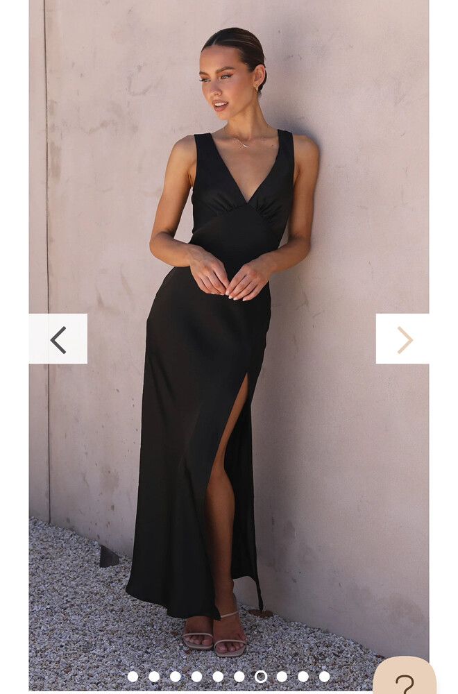 billy j black bridesmaid dress Sadie Spaghetti Strap Fitted Bridesmaid Dress