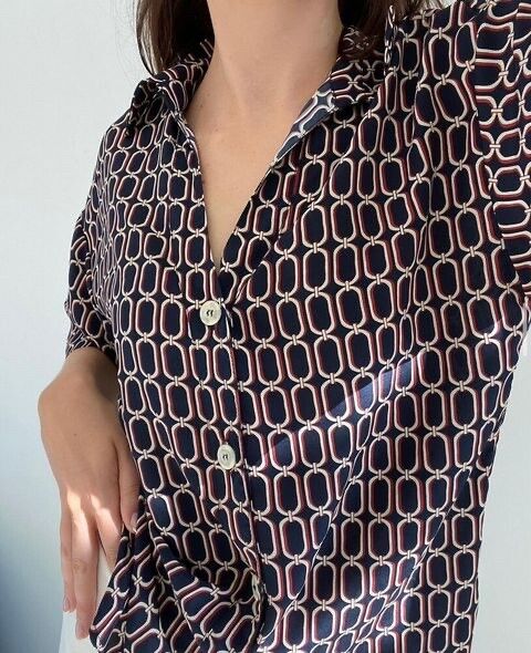 Heather Silk Shirt