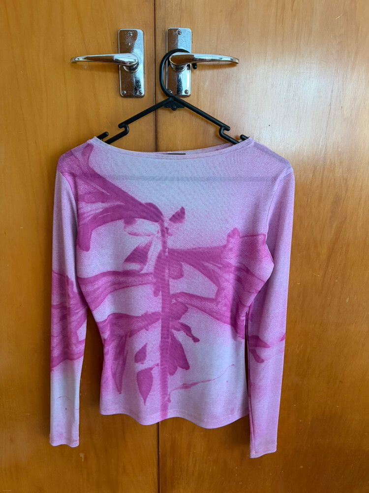 Lucinda babi pink mesh top