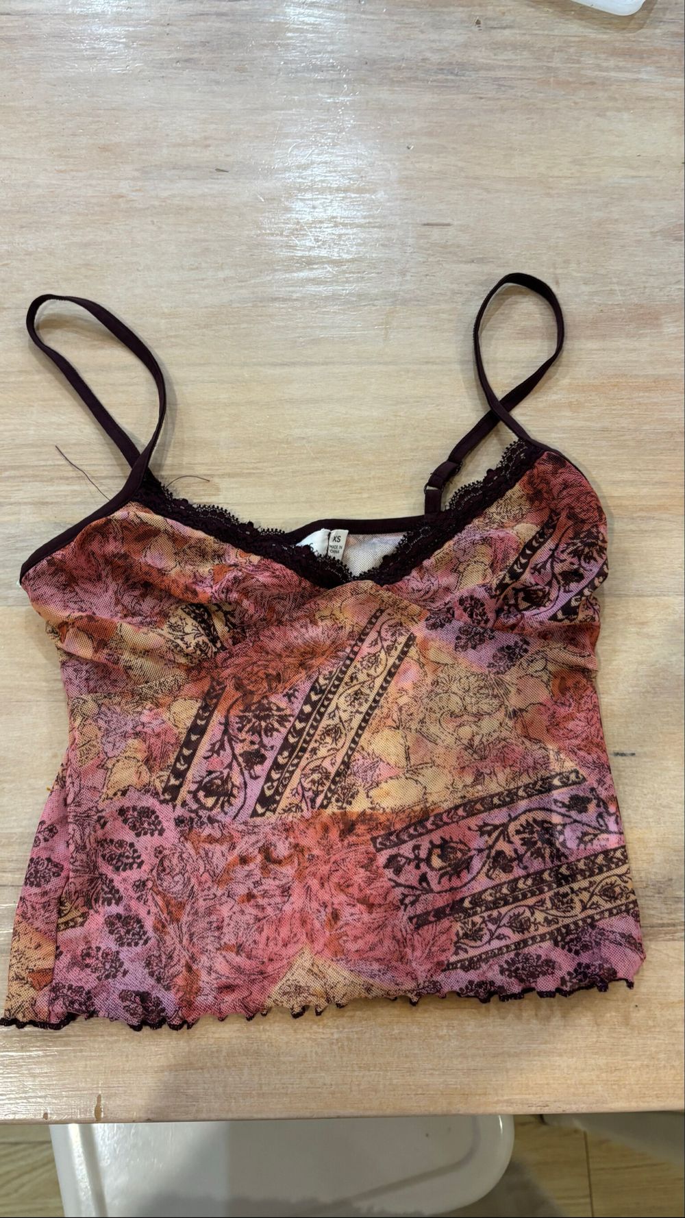 Glassons Pink Lace Cami Top